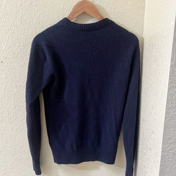 Everlane Deep Blue Women's Cardigan - Picture 4 of 5